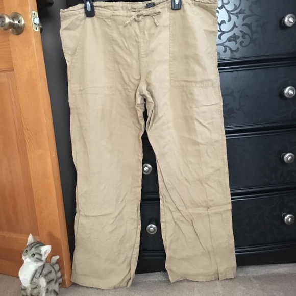 Mossimo Linen Drawstring Pants 